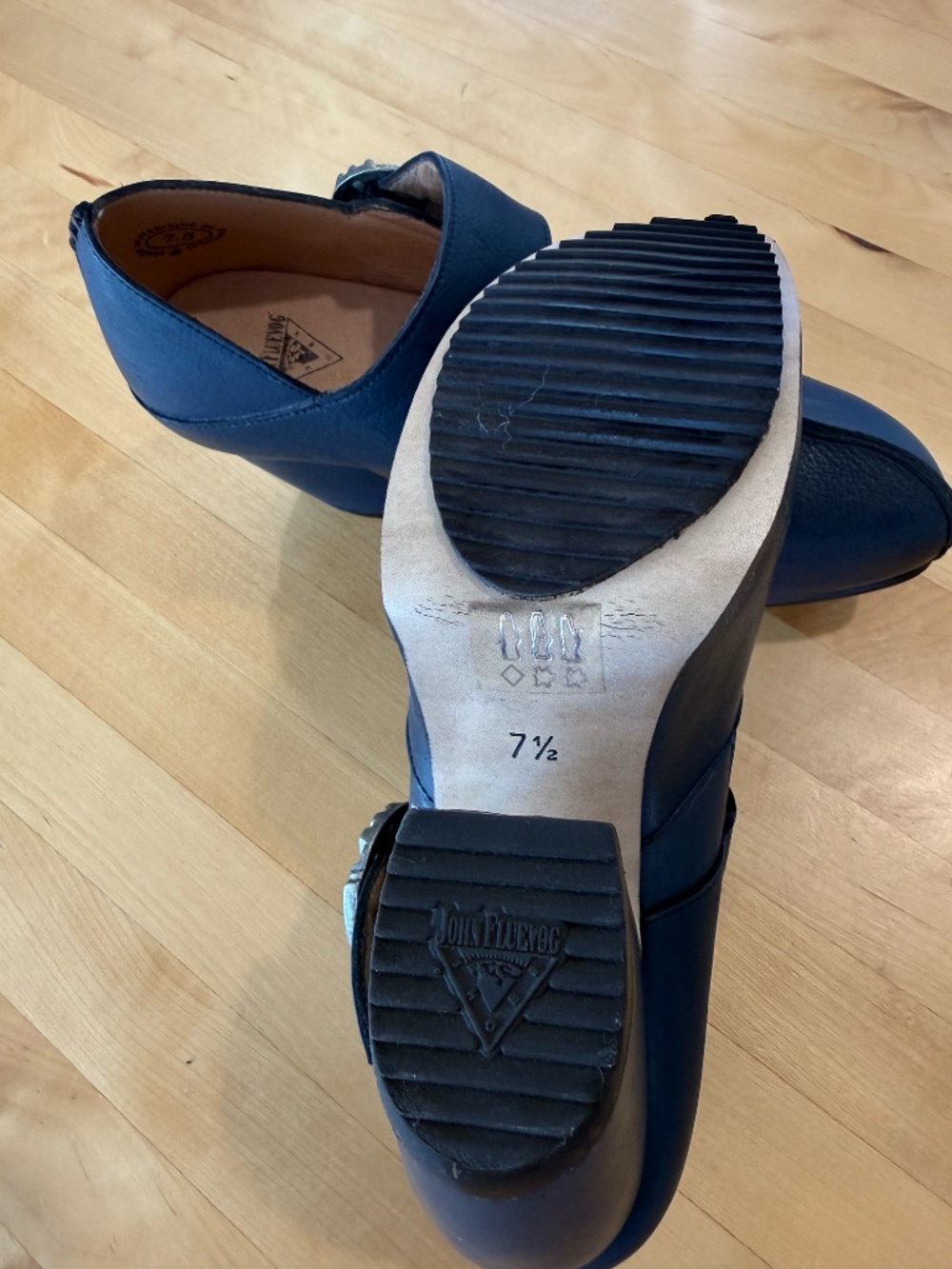 Vintage Fleuvog Prepare Leader Mary Janes sz 7.5 - Picture 3 of 5